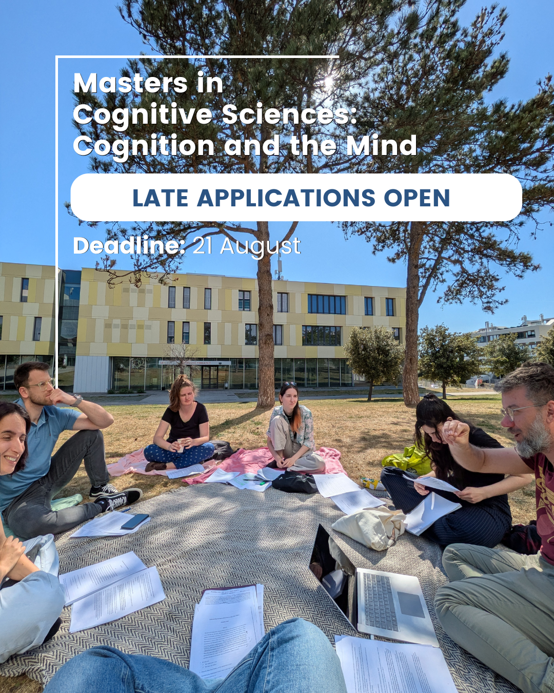 3rd and Final Call for Applications for the MSc in Cognitive Sciences: Cognition and the Mind