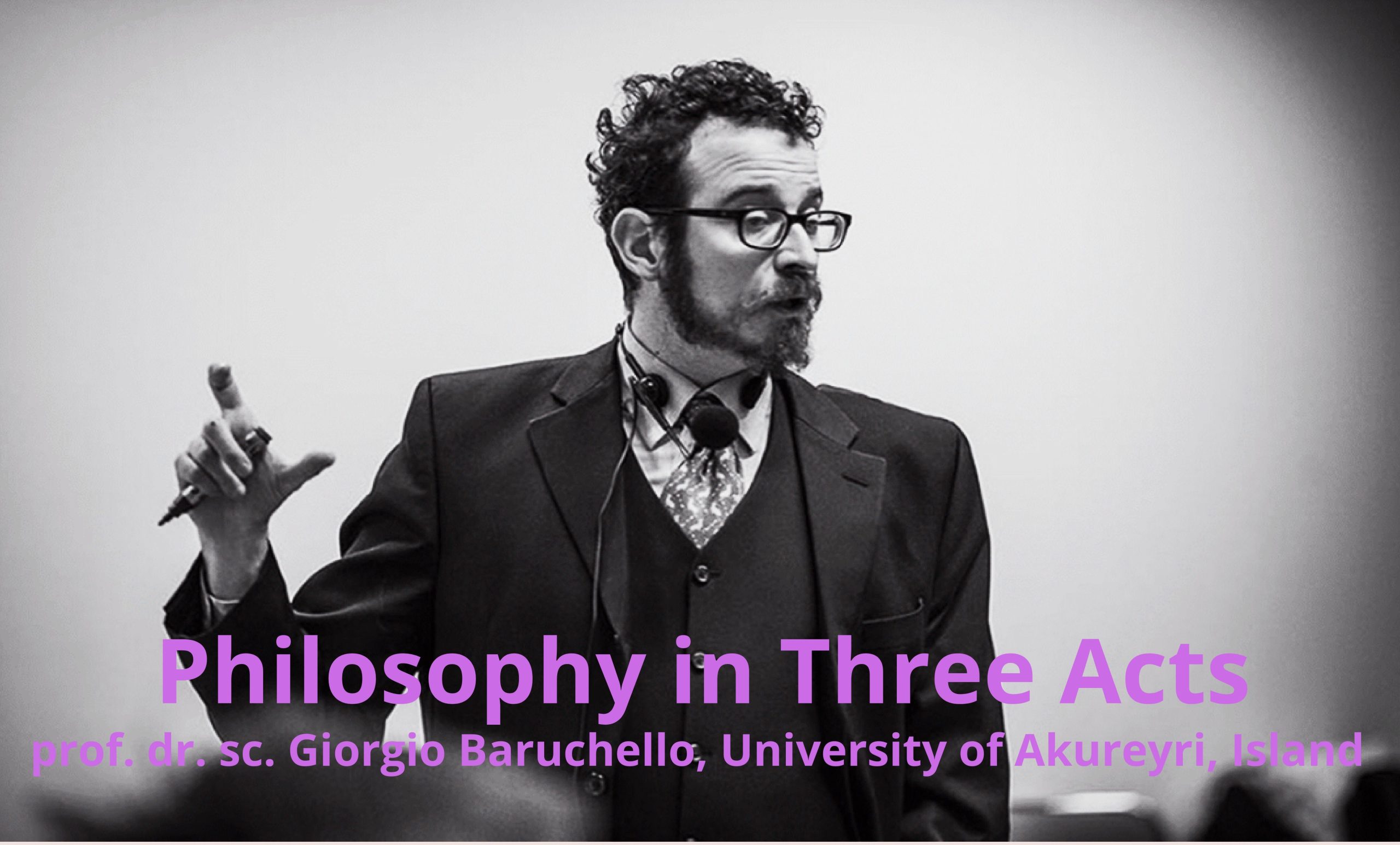 Poziv na predavanje ‘Philosophy in Three Acts’ About humor, a new book series for Northwest Passage Book, and more