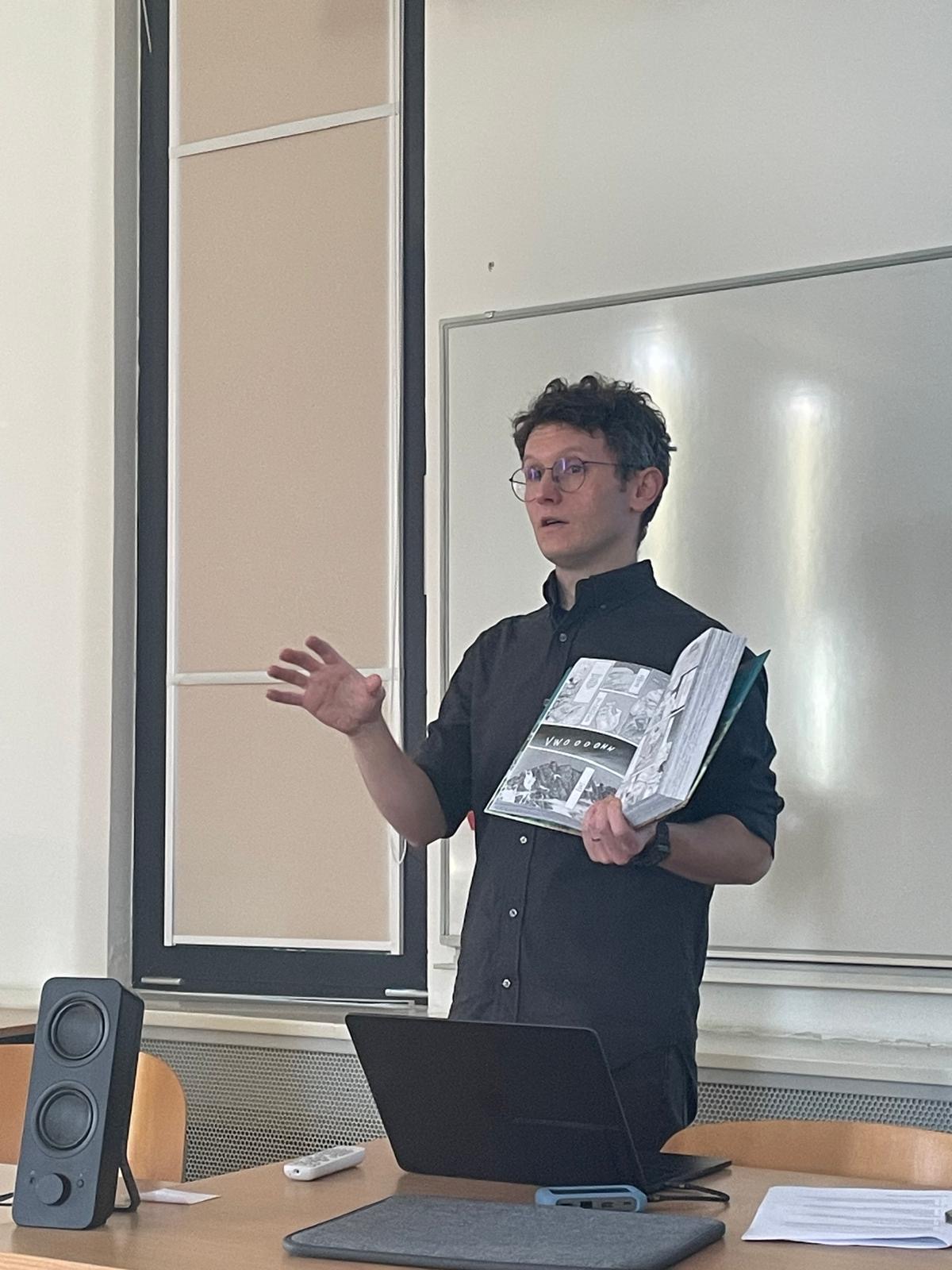 Održano gostujuće predavanje ‘Uvod u izradu grafičkog romana’