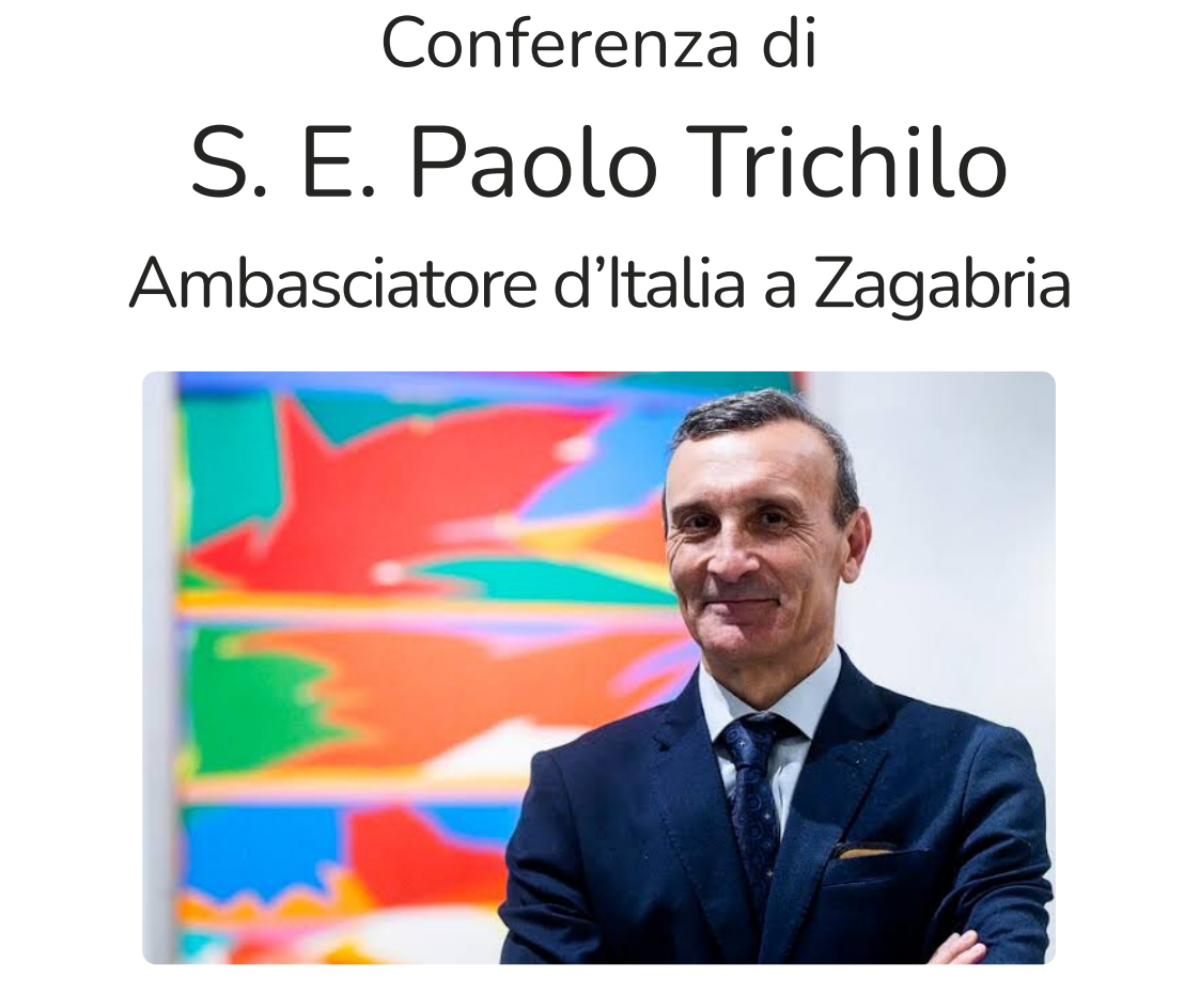 Predavanje veleposlanika R. Italije Paola Trichila