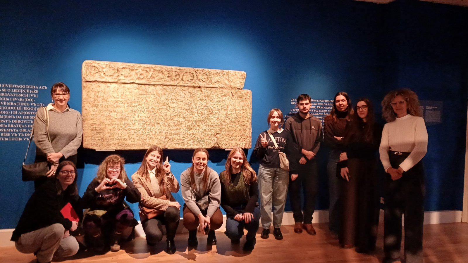 Terenska nastava studenata kroatistike u Zagrebu